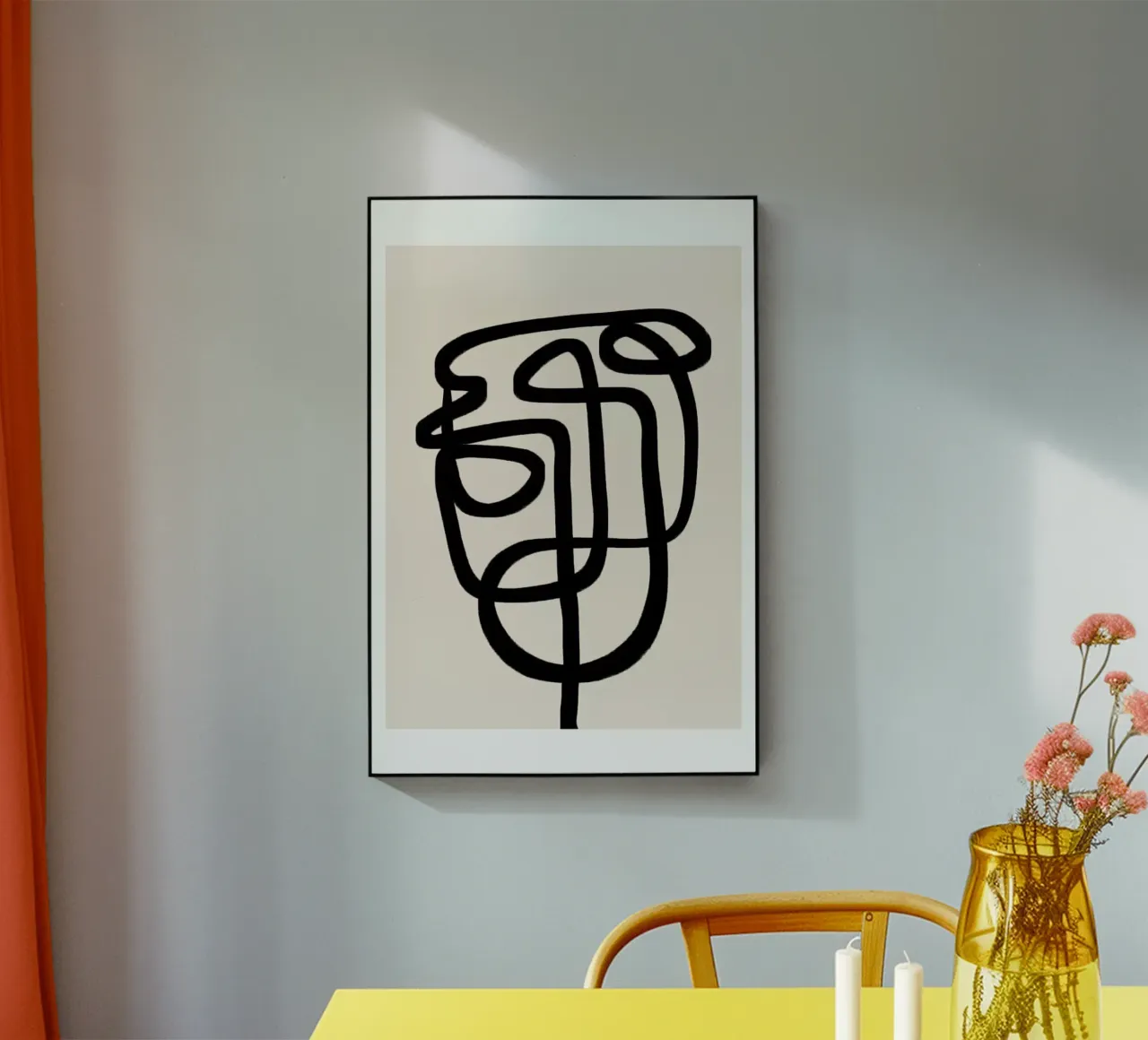 Abstract Face plexiglass da Mottos by Sinan Saydik