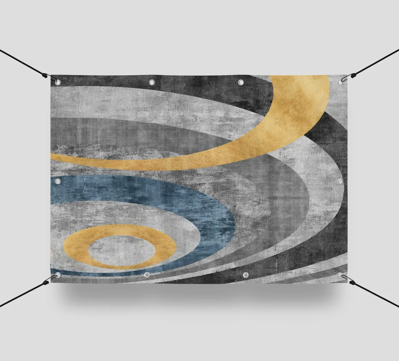 abstract art arches telo in pvc da vintageshop