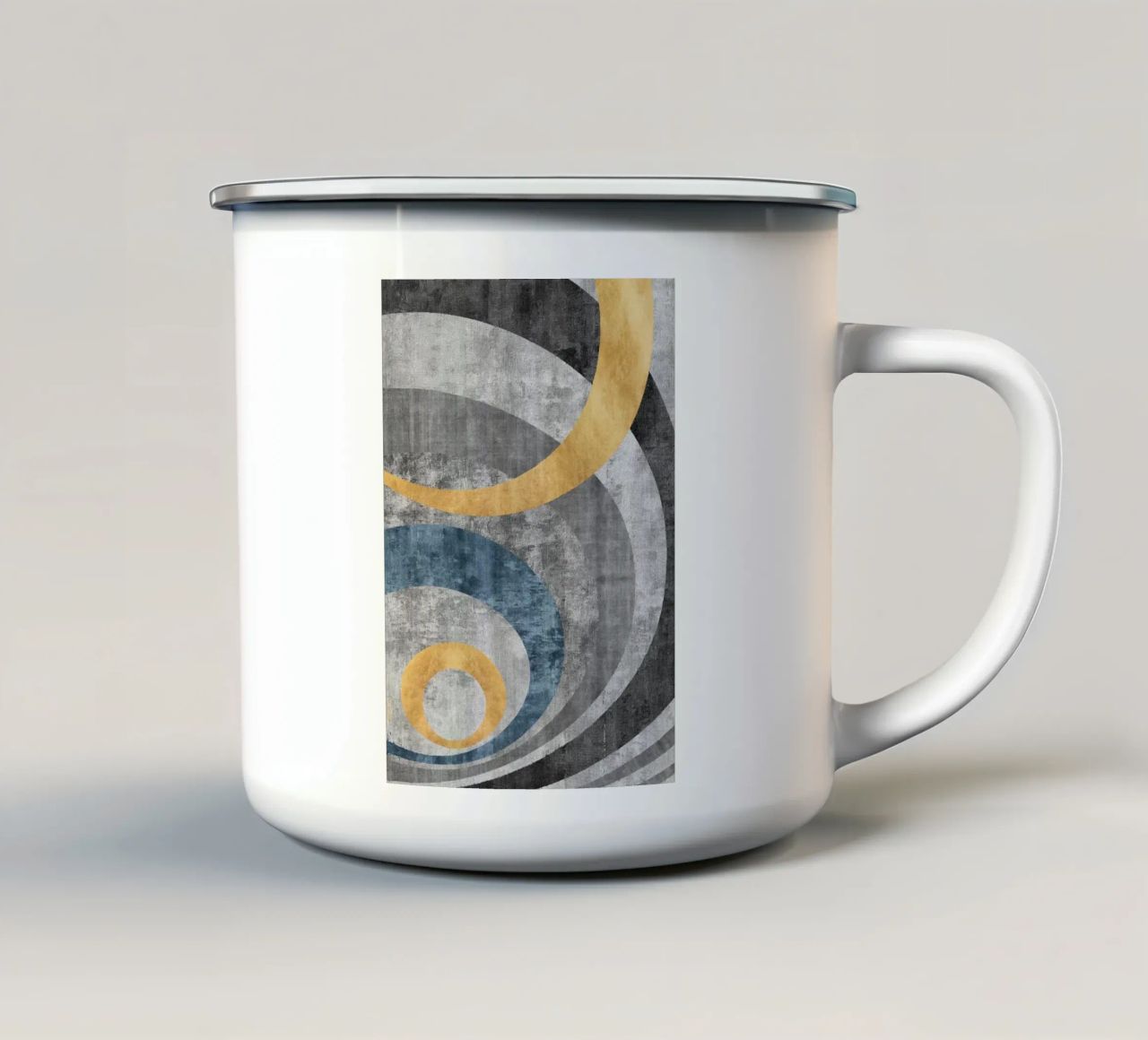 abstract art arches tazza in smalto da vintageshop