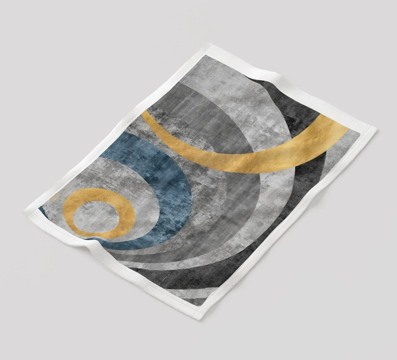 abstract art arches coperta in pile da vintageshop