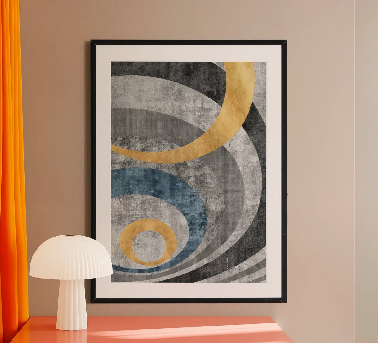 abstract art arches poster da vintageshop