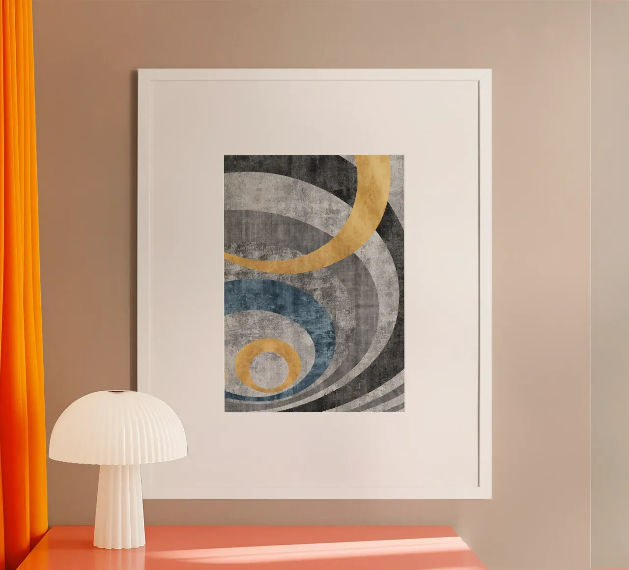 abstract art arches poster da vintageshop