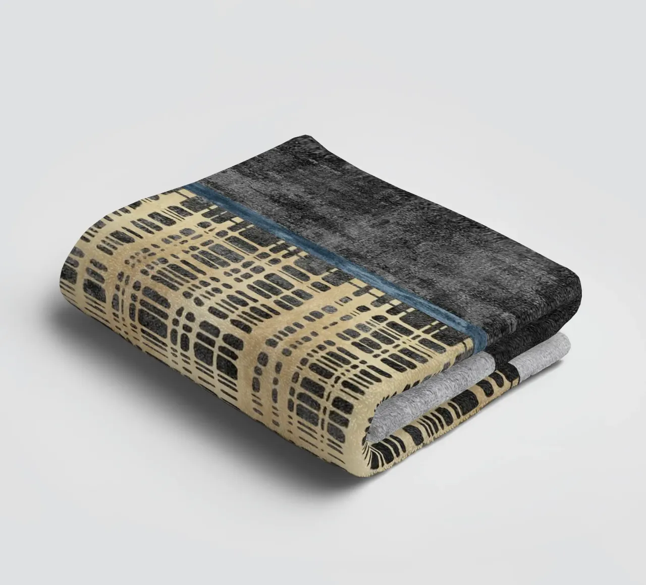 abstract art beige lines asciugamano da bagno da vintageshop