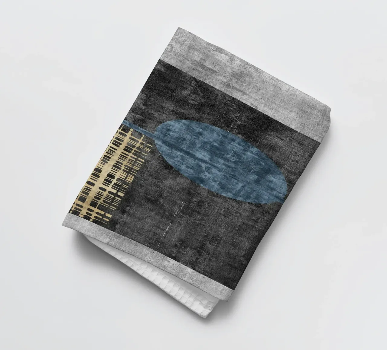 abstract art beige lines canovaccio da cucina da vintageshop