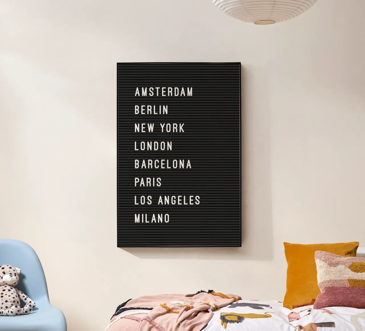 Letterboard Städte Welt metacrilato de Hafenkönigin