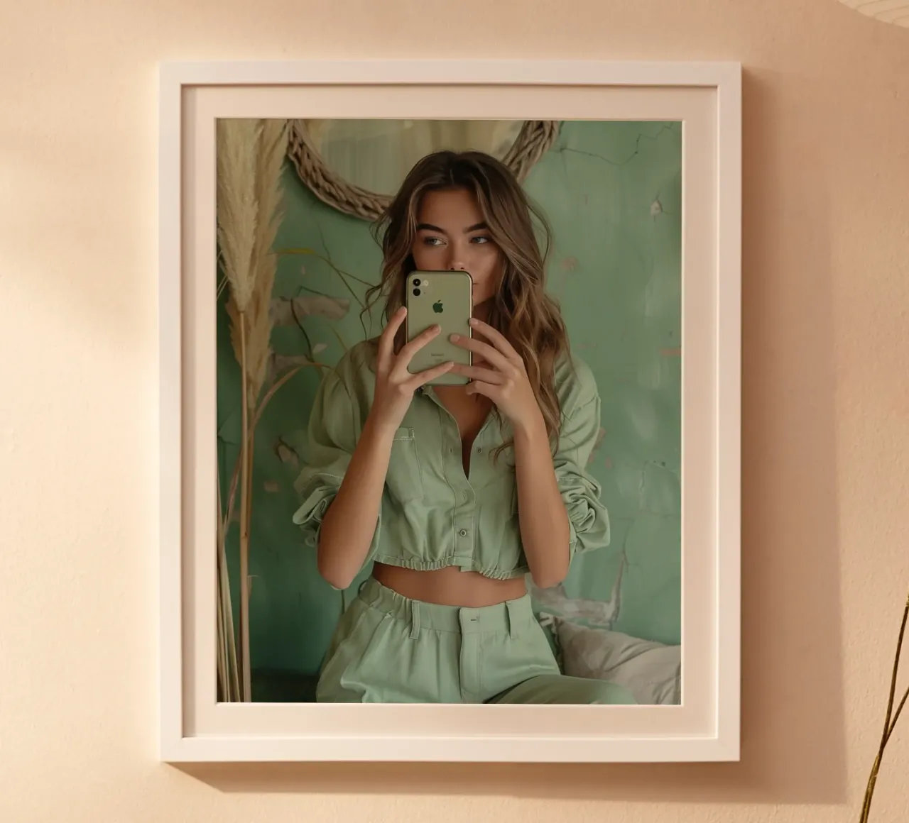 Riverbero di menta poster da PhotoVibe Decor