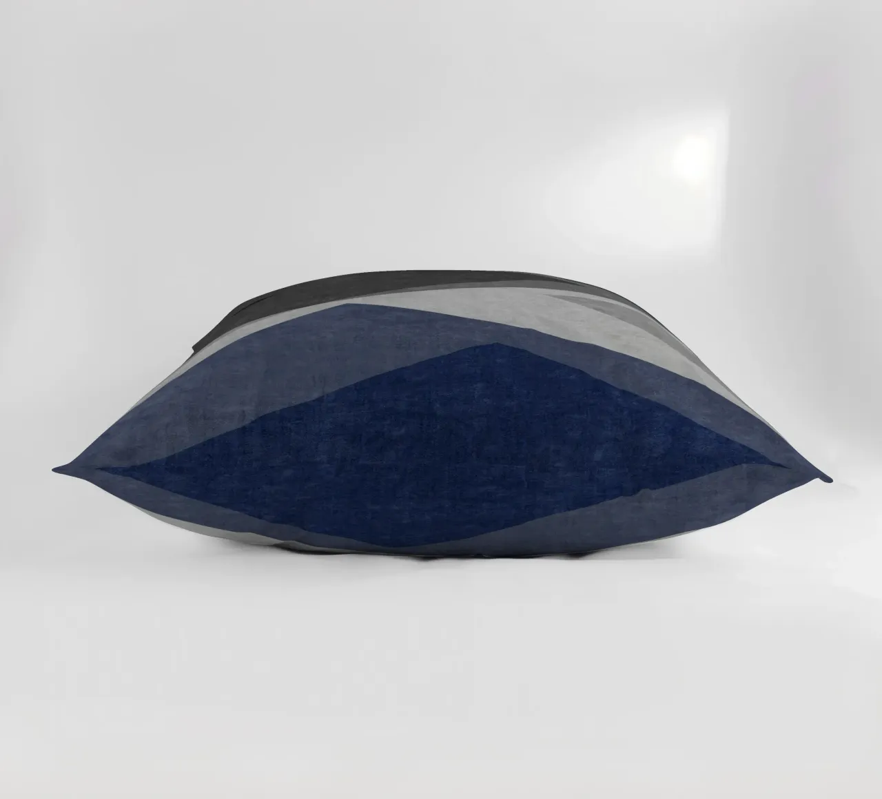 overlapping geometric abstract art cuscino da vintageshop