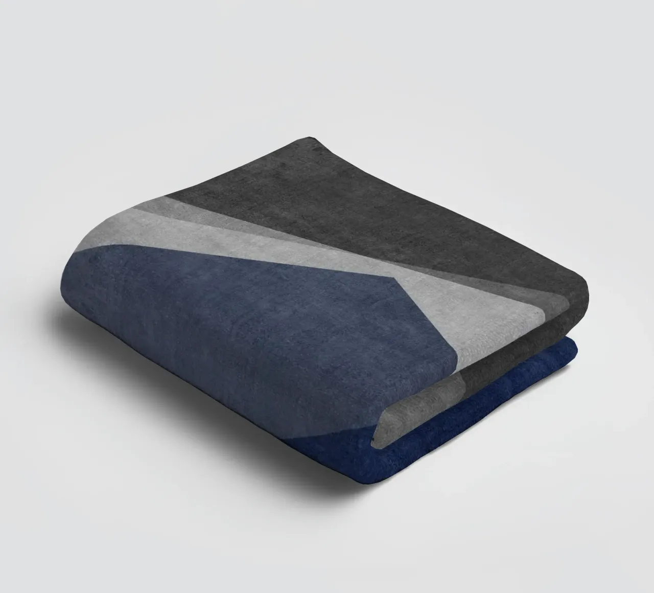 overlapping geometric abstract art asciugamano da bagno da vintageshop