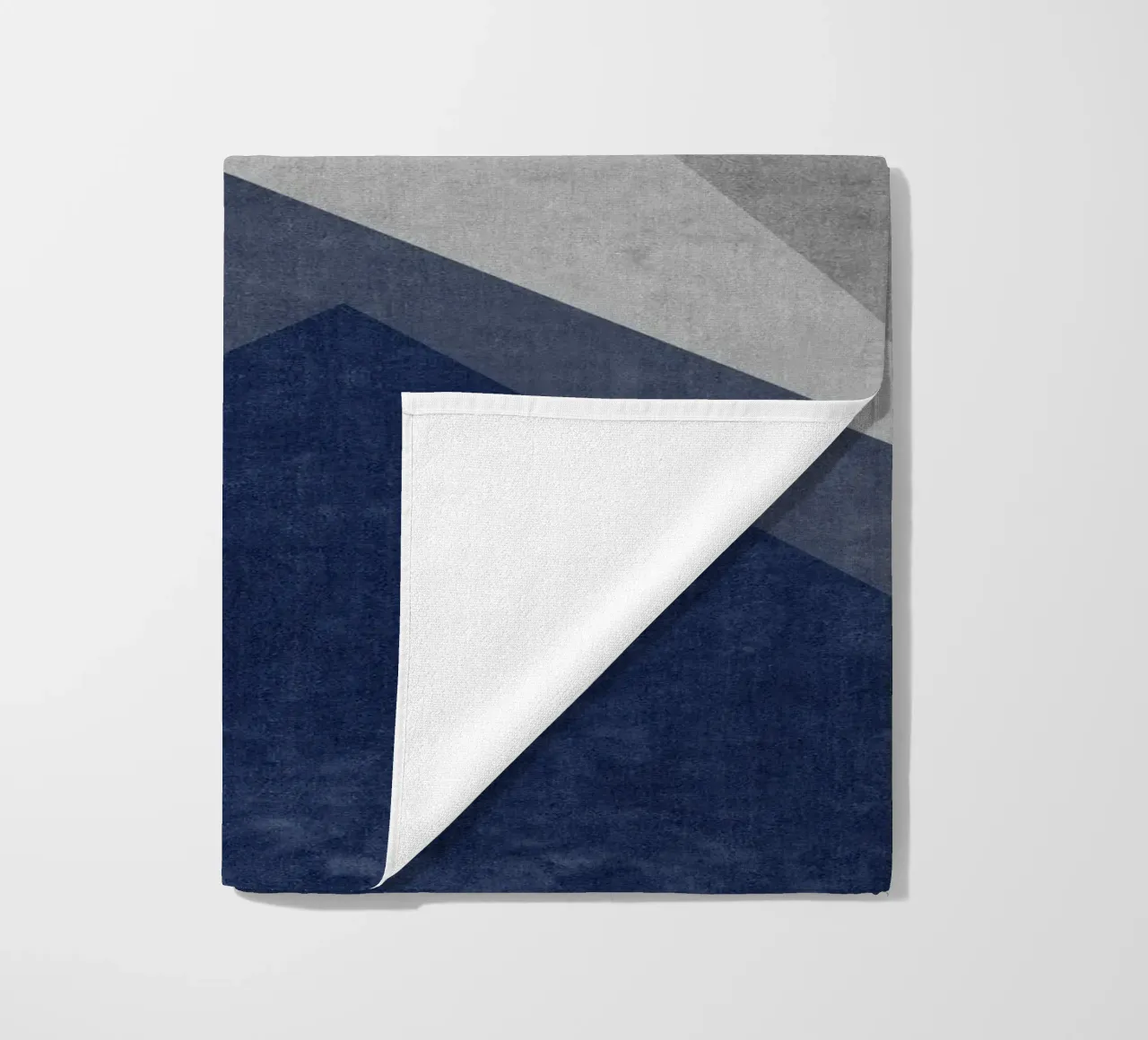 overlapping geometric abstract art telo mare da vintageshop