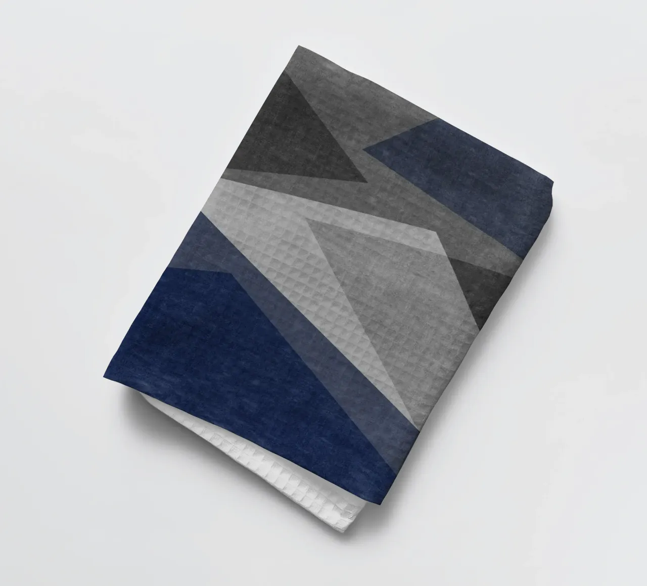 overlapping geometric abstract art canovaccio da cucina da vintageshop