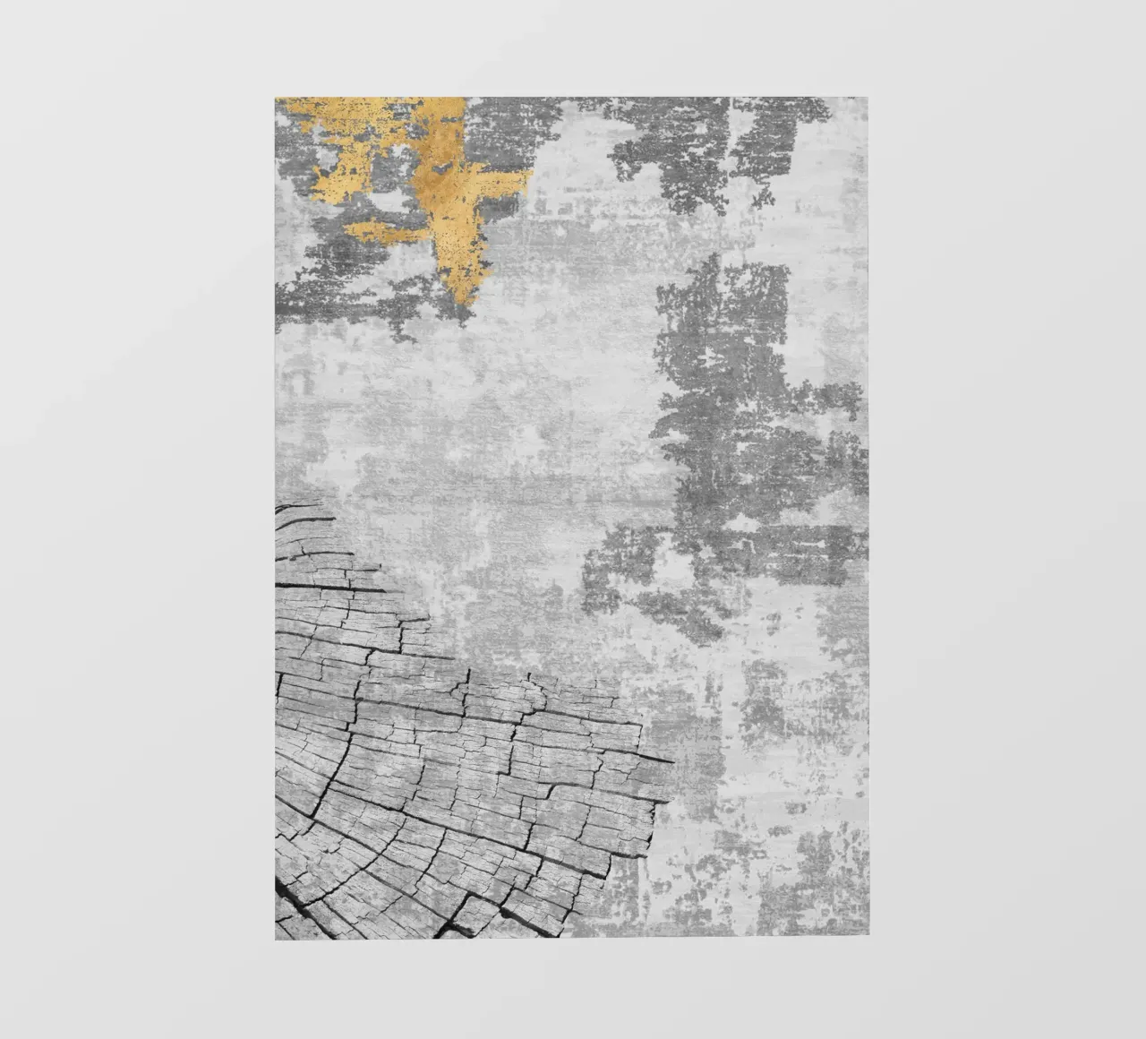 abstract art wood texture telo in pvc da vintageshop