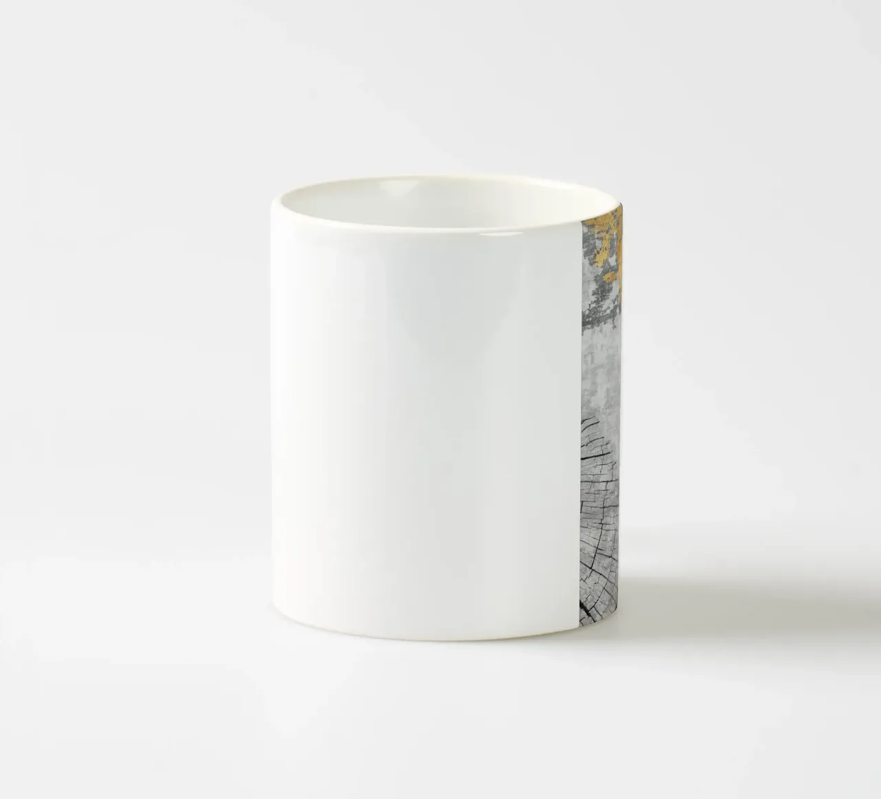 abstract art wood texture tazza in ceramica da vintageshop