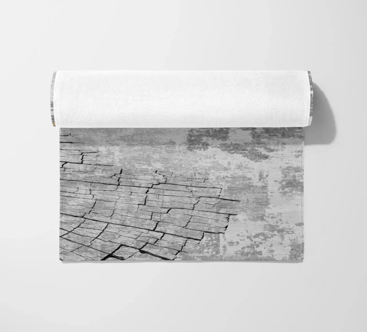 abstract art wood texture telo mare da vintageshop