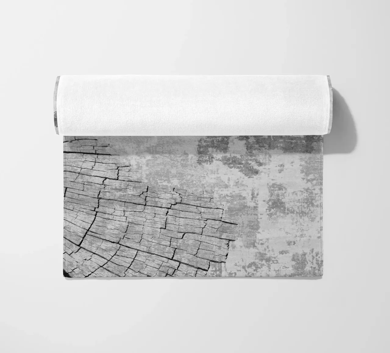 abstract art wood texture telo mare da vintageshop