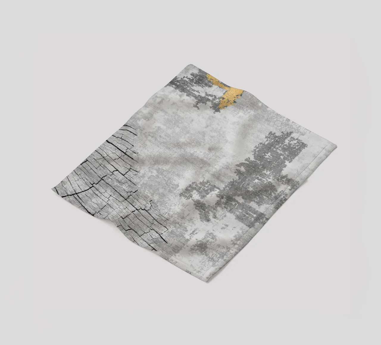abstract art wood texture coperta in pile da vintageshop