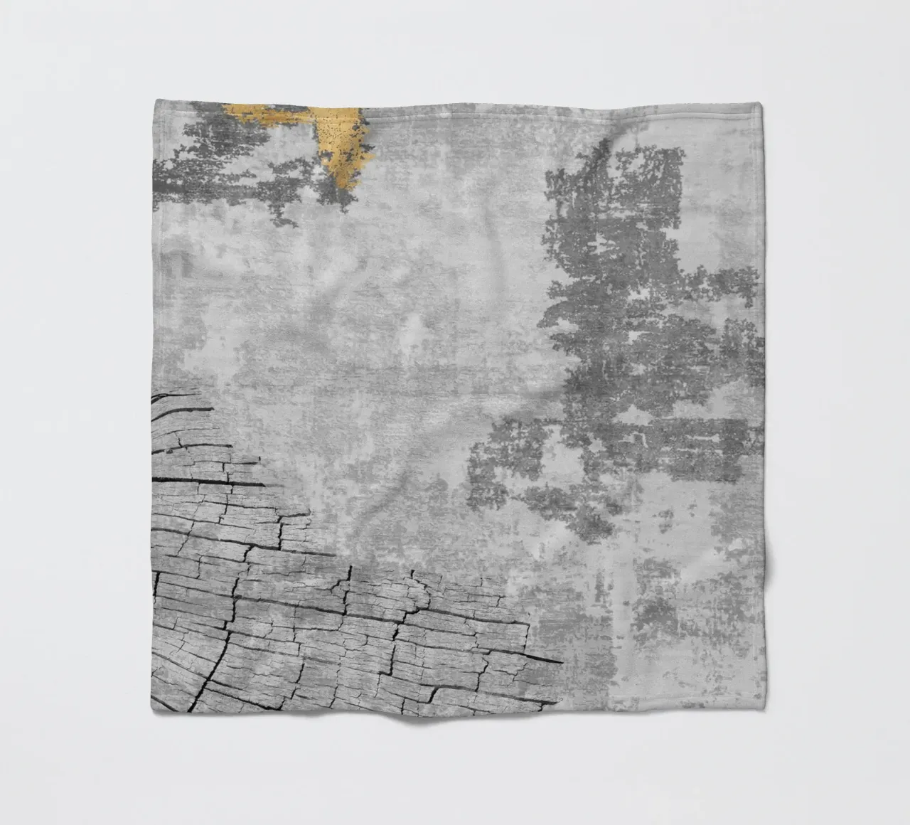 abstract art wood texture coperta in pile da vintageshop
