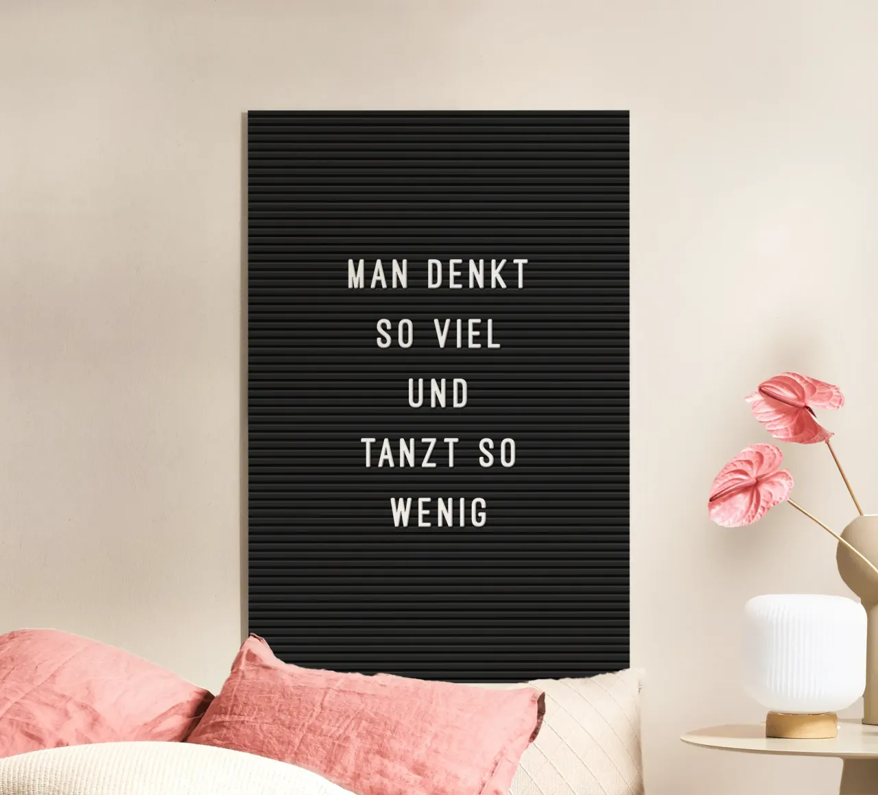 Letterboard Tanzen metacrilato de Hafenkönigin