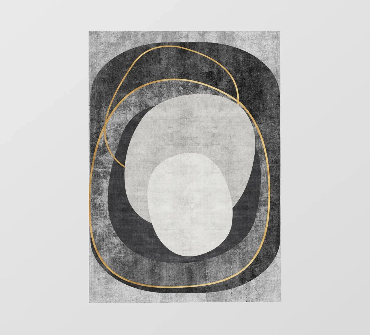 abstract art circles and lines pellicola backlit da vintageshop