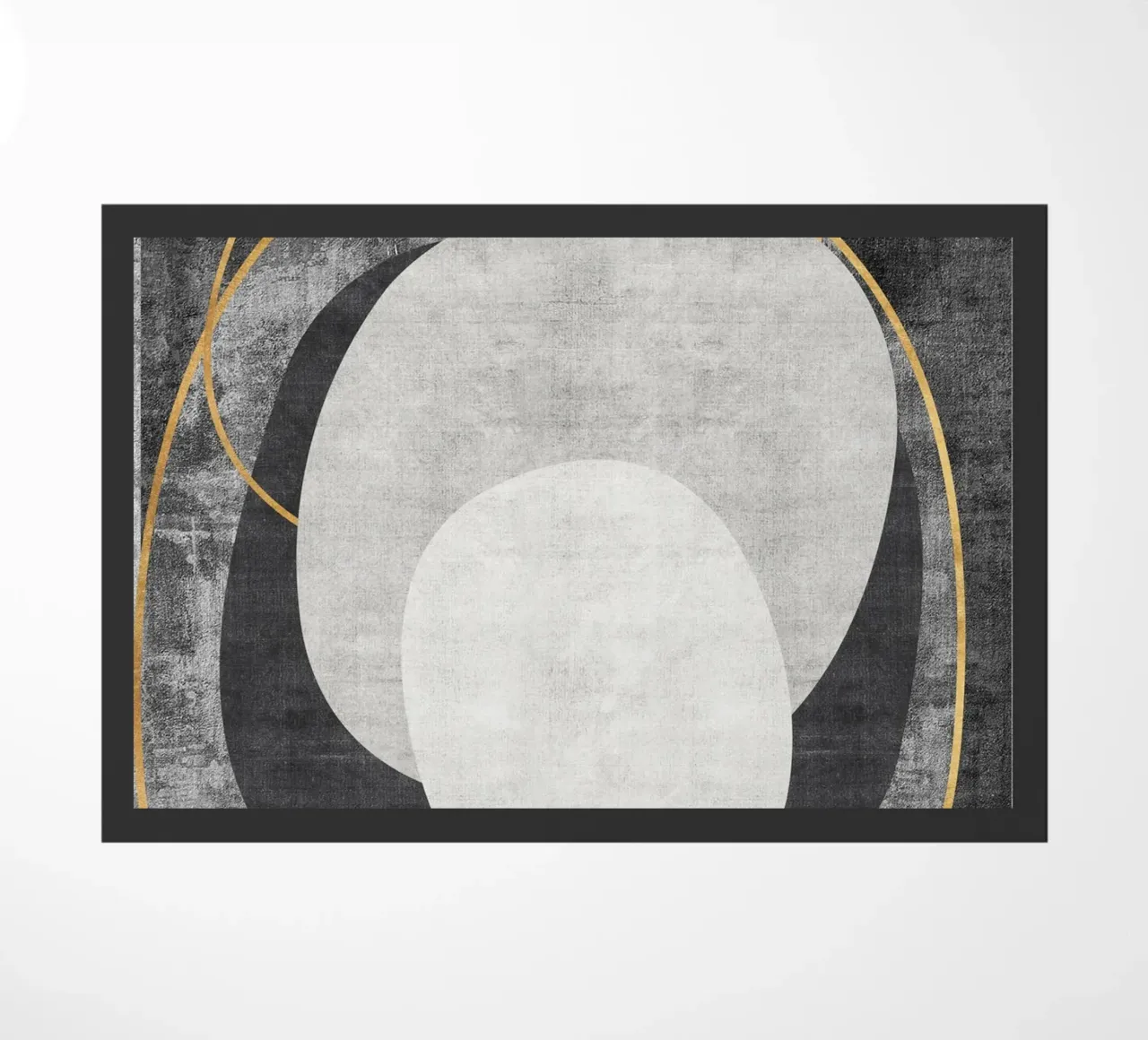 abstract art circles and lines zerbino da vintageshop