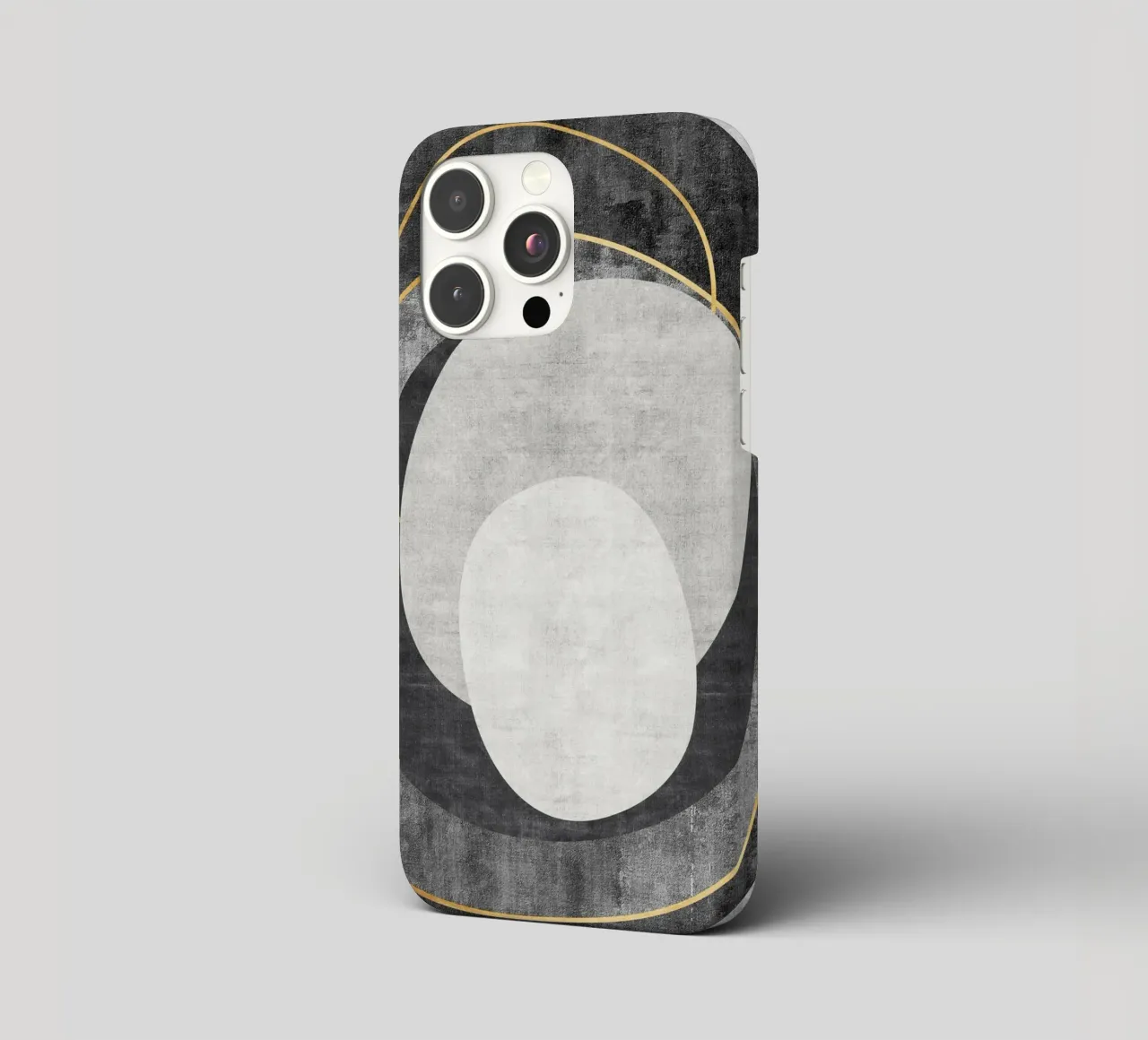 abstract art circles and lines cover iphone da vintageshop