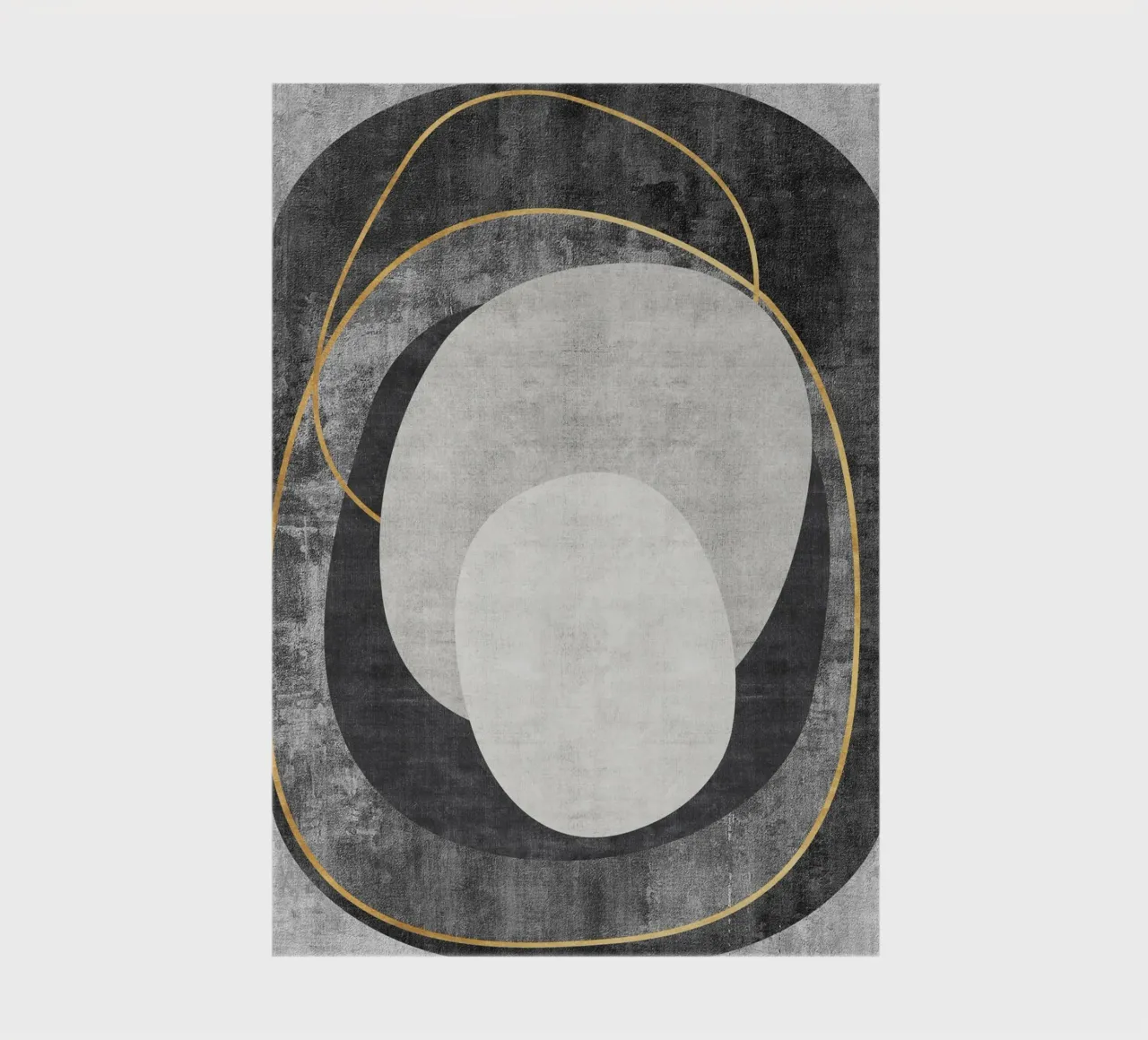 abstract art circles and lines Notizbuch von vintageshop