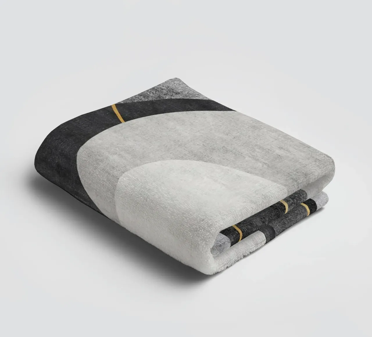 abstract art circles and lines asciugamano da bagno da vintageshop