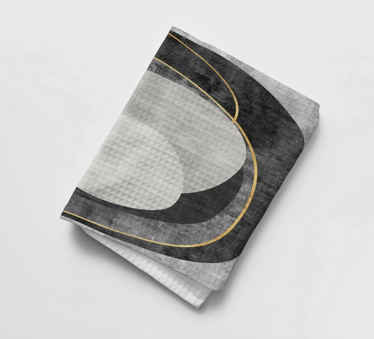 abstract art circles and lines canovaccio da cucina da vintageshop