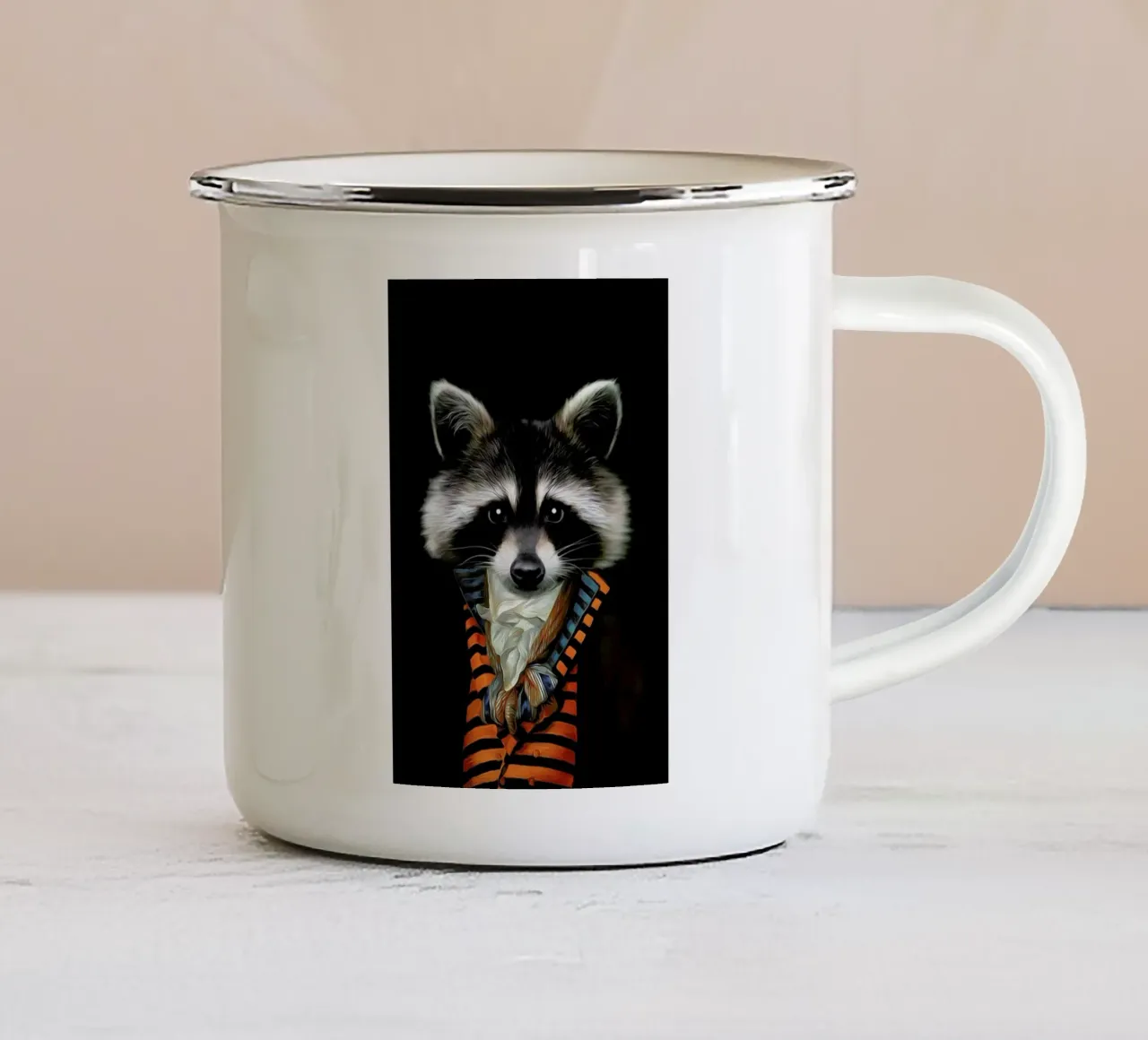 Malik tazza in smalto da Tein Lucasson