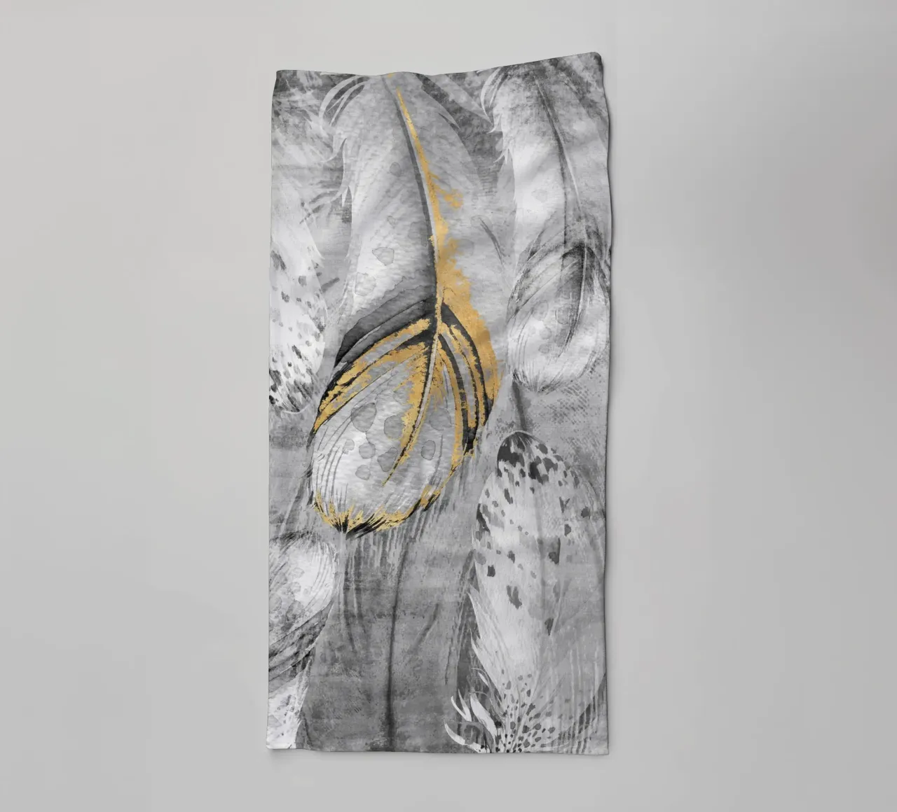 abstract art feathers asciugamano da bagno da vintageshop