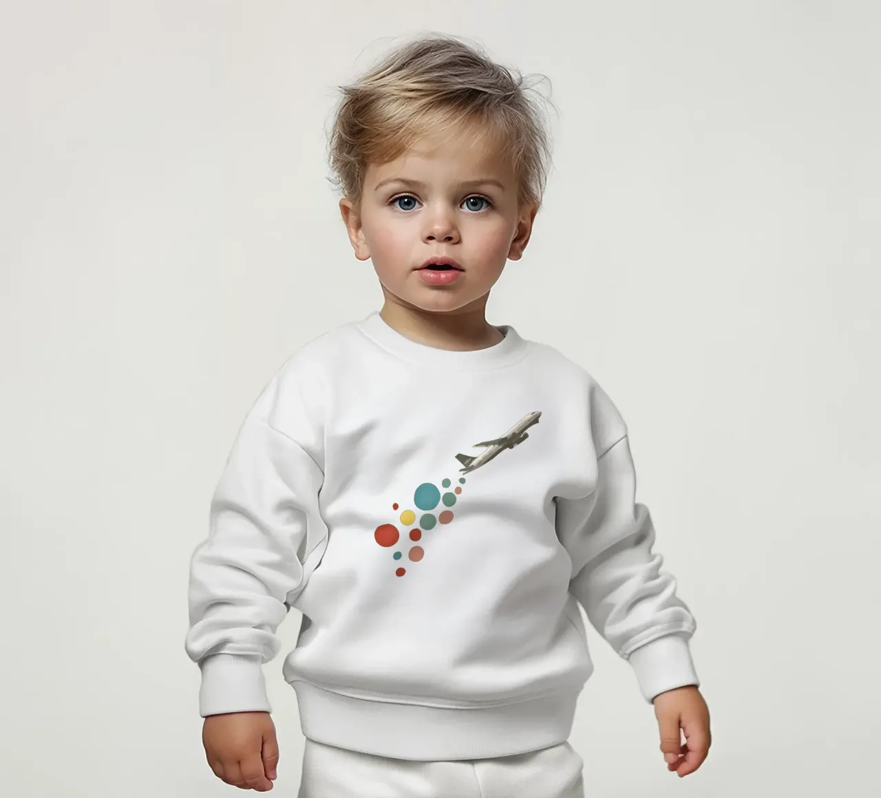 Partire con un aereo felpa neonato da Cassia Beck Collage