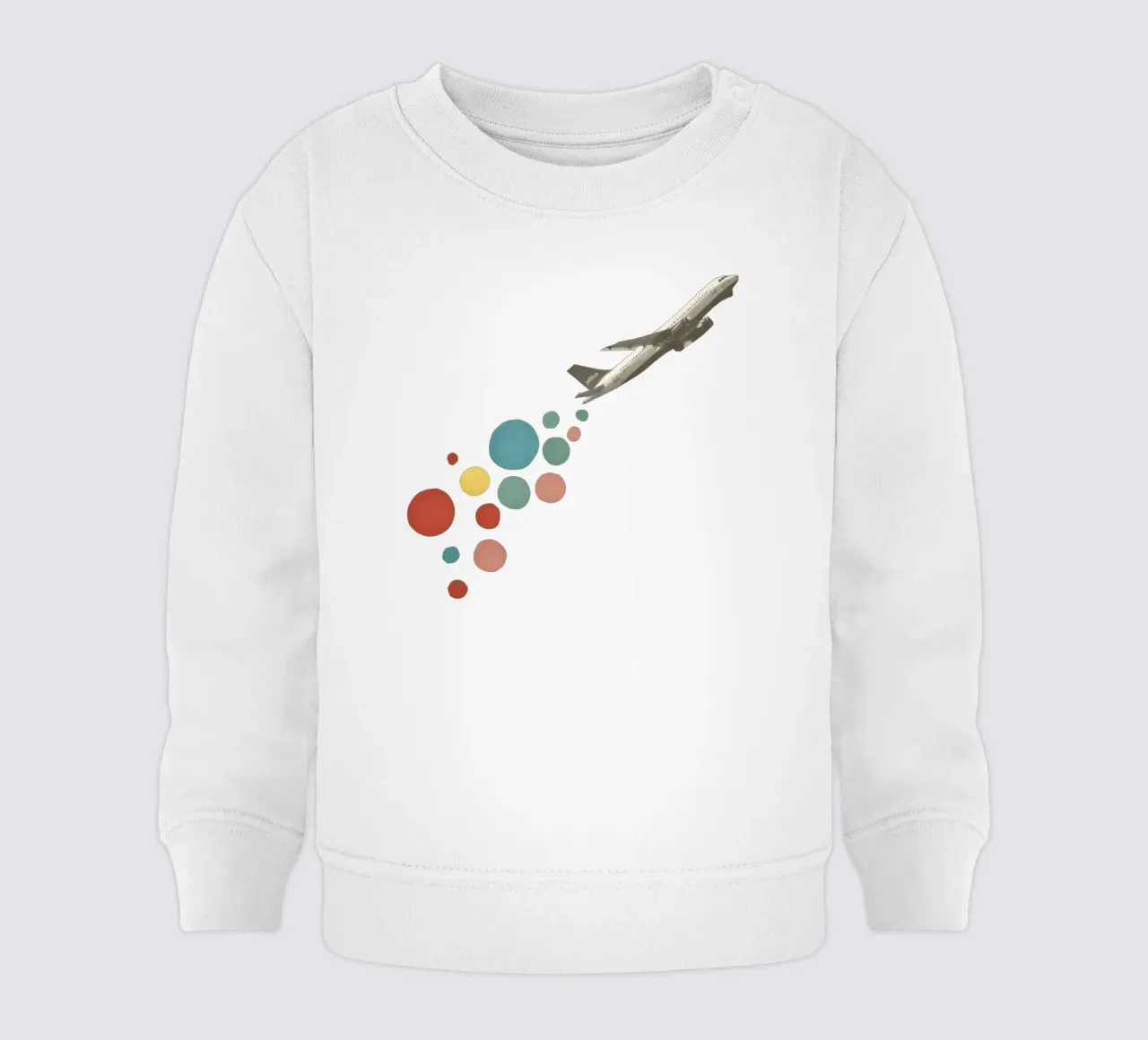 Partire con un aereo felpa neonato da Cassia Beck Collage