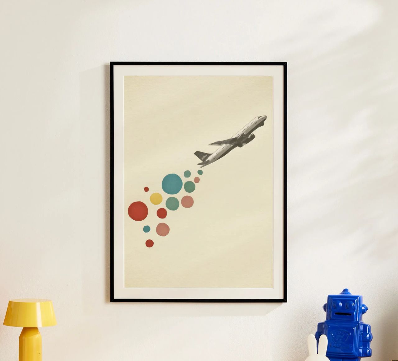 Leaving on a Jet Plane poster by Cassia Beck Collage