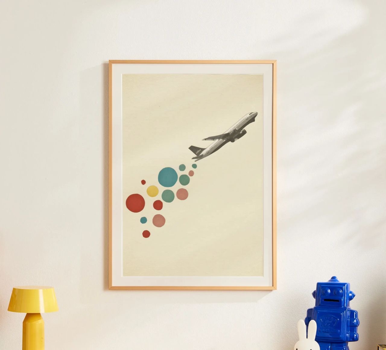 Leaving on a Jet Plane poster by Cassia Beck Collage