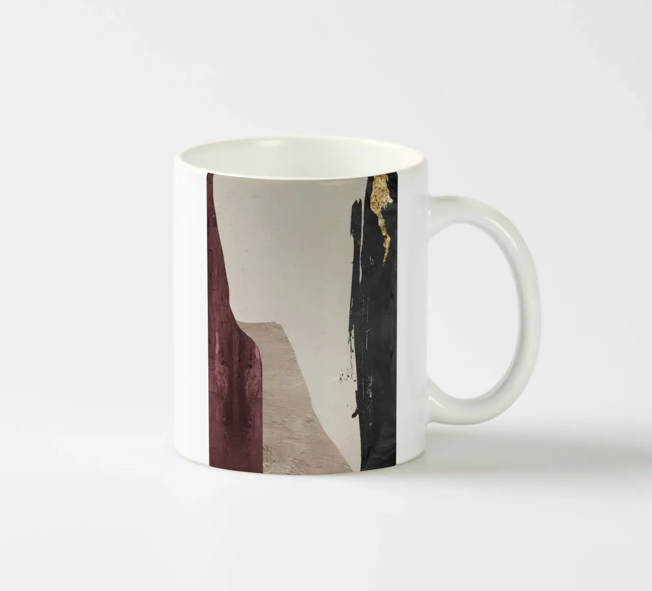 abstract art paints tazza in ceramica da vintageshop