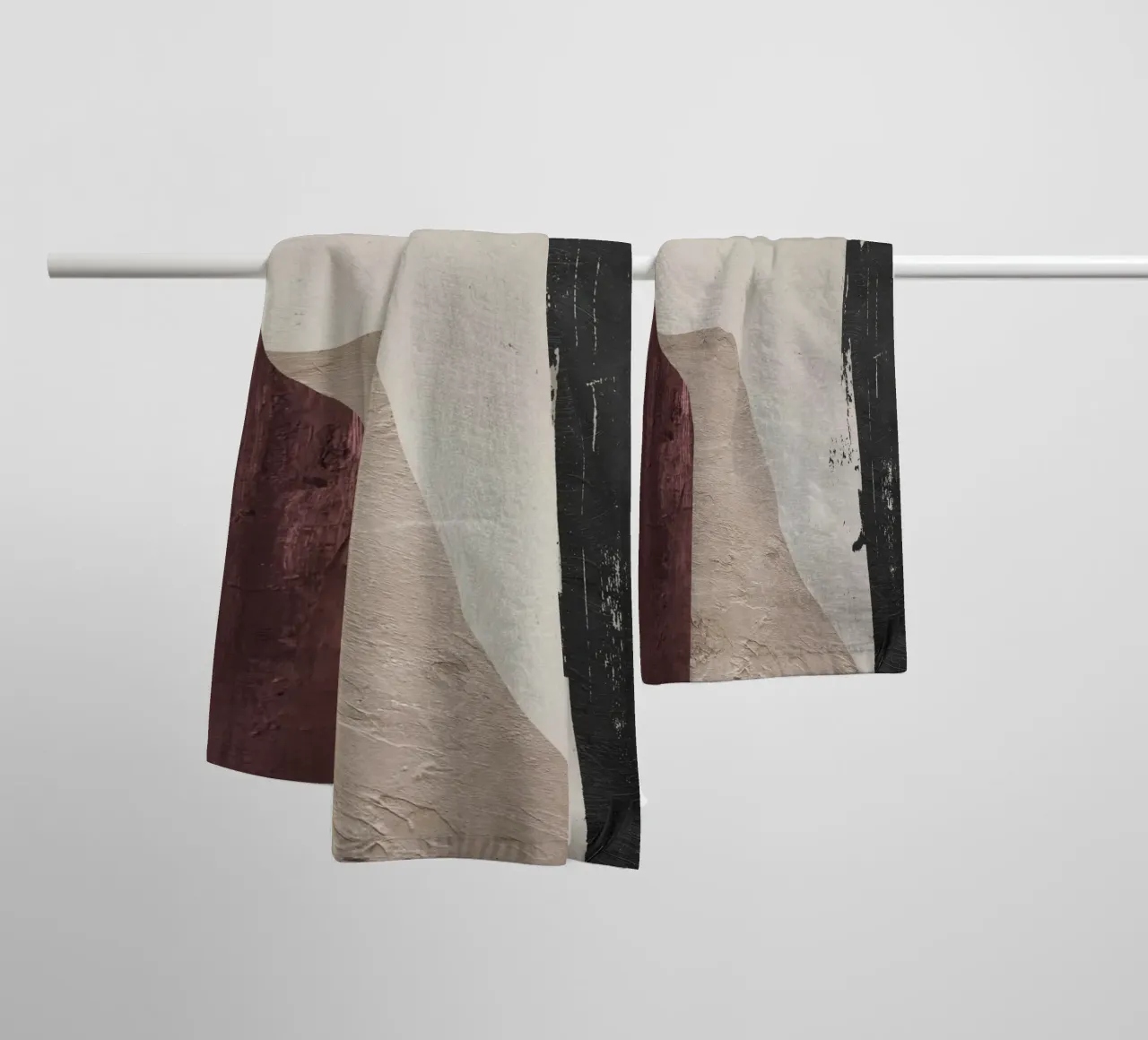 abstract art paints asciugamano da bagno da vintageshop