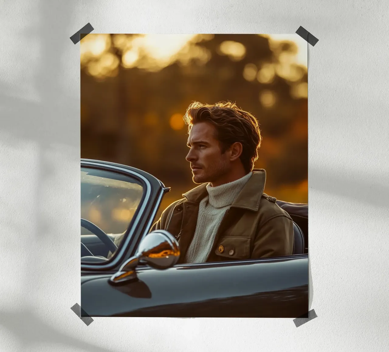 Autorità di velluto poster con telaio in plastica da PhotoVibe Decor