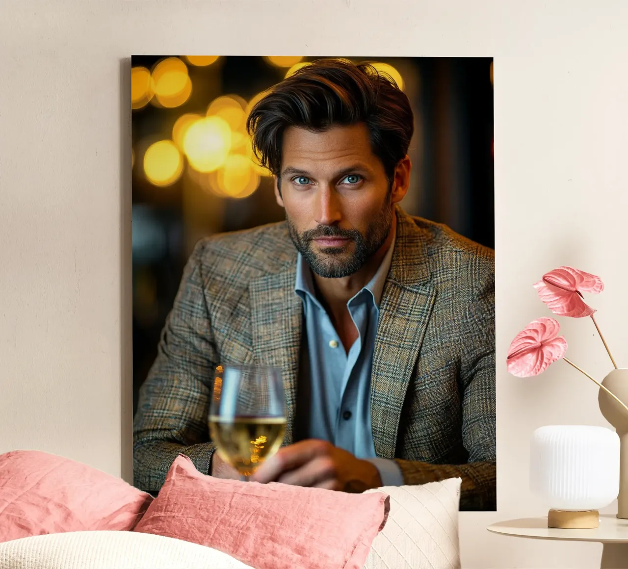 Autorità di velluto tela con Cornice a cassetta da PhotoVibe Decor