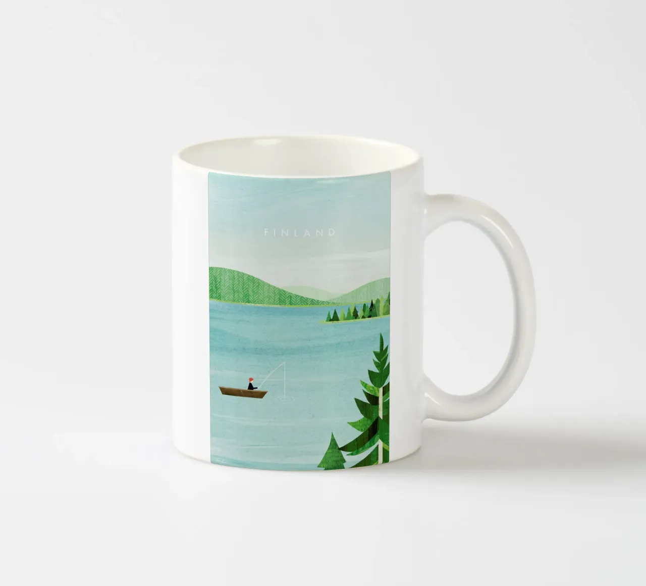 Finland tazza in ceramica da Henry Rivers