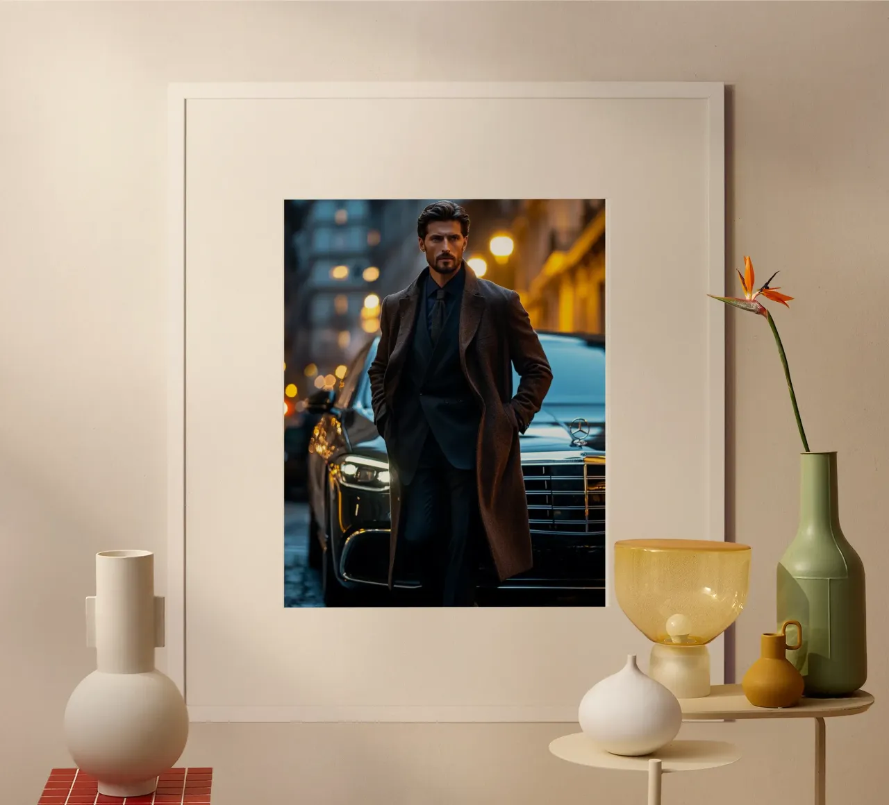 Autorità di velluto poster con telaio in alluminio da PhotoVibe Decor