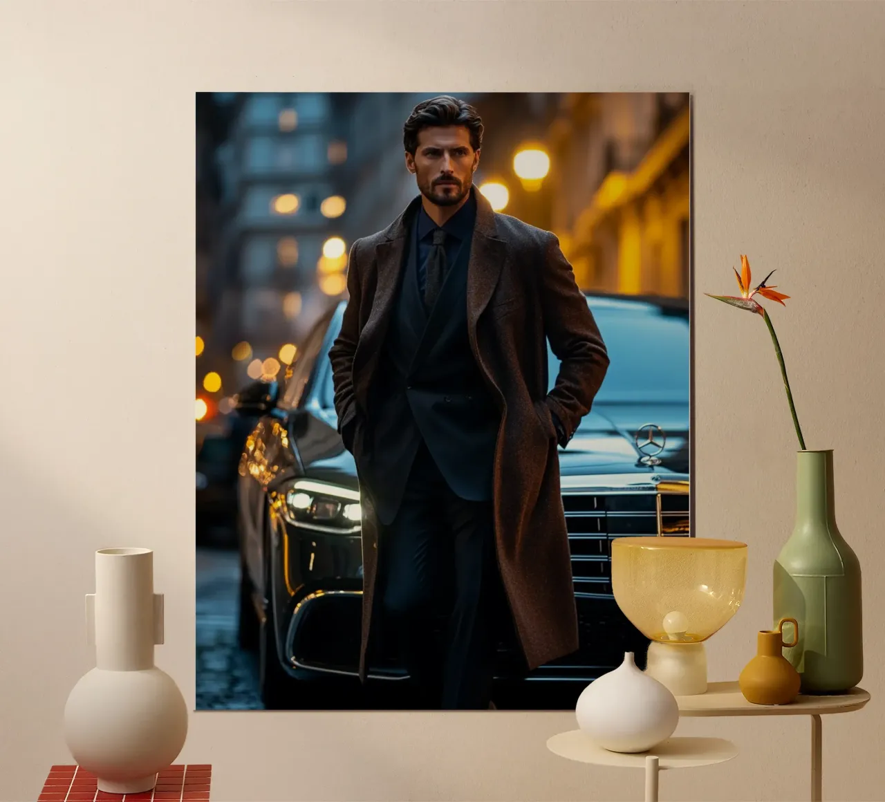 Autorità di velluto poster con telaio in alluminio da PhotoVibe Decor