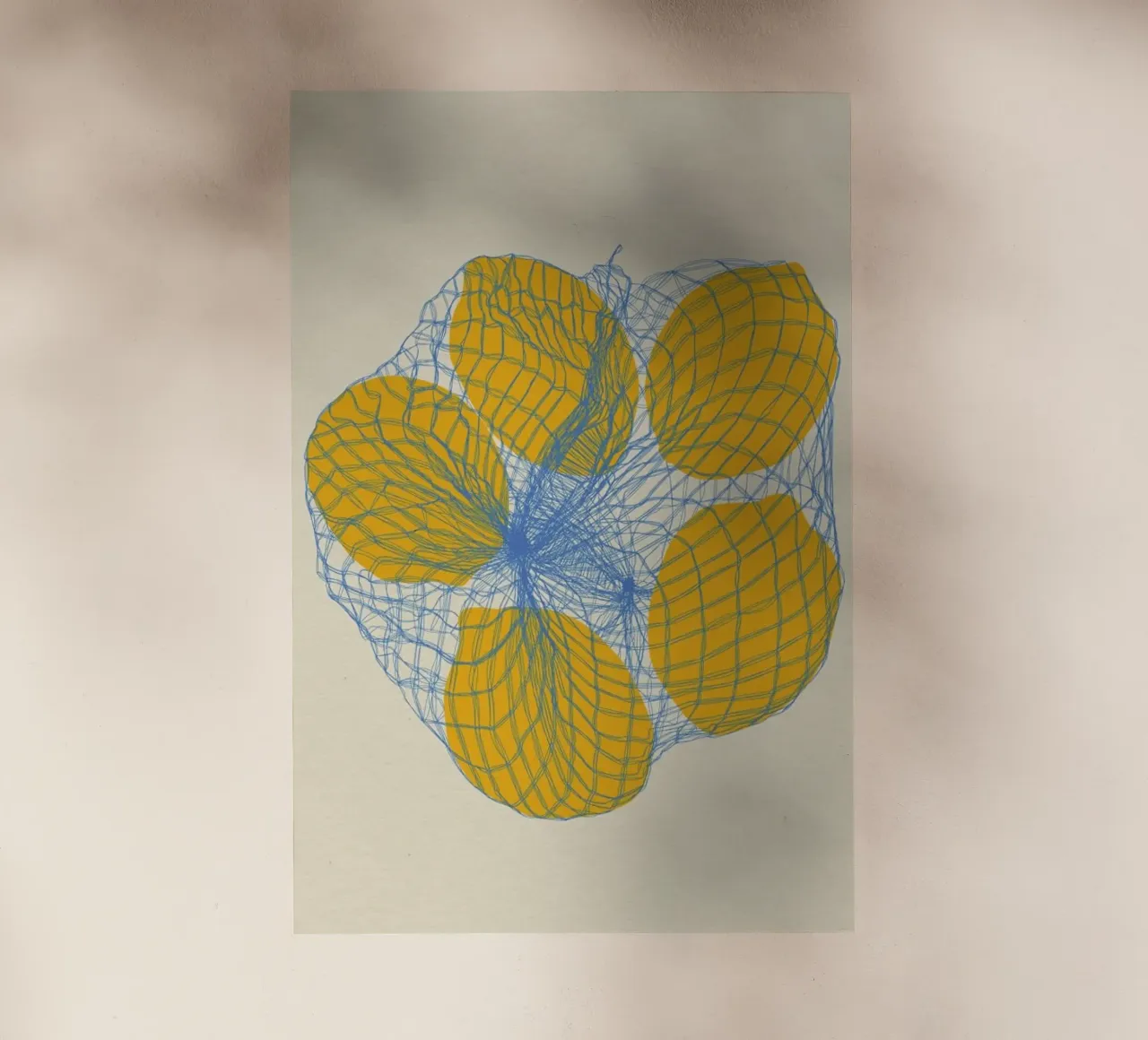 Five Lemons In A Net Bag pellicola backlit da Rosi Feist