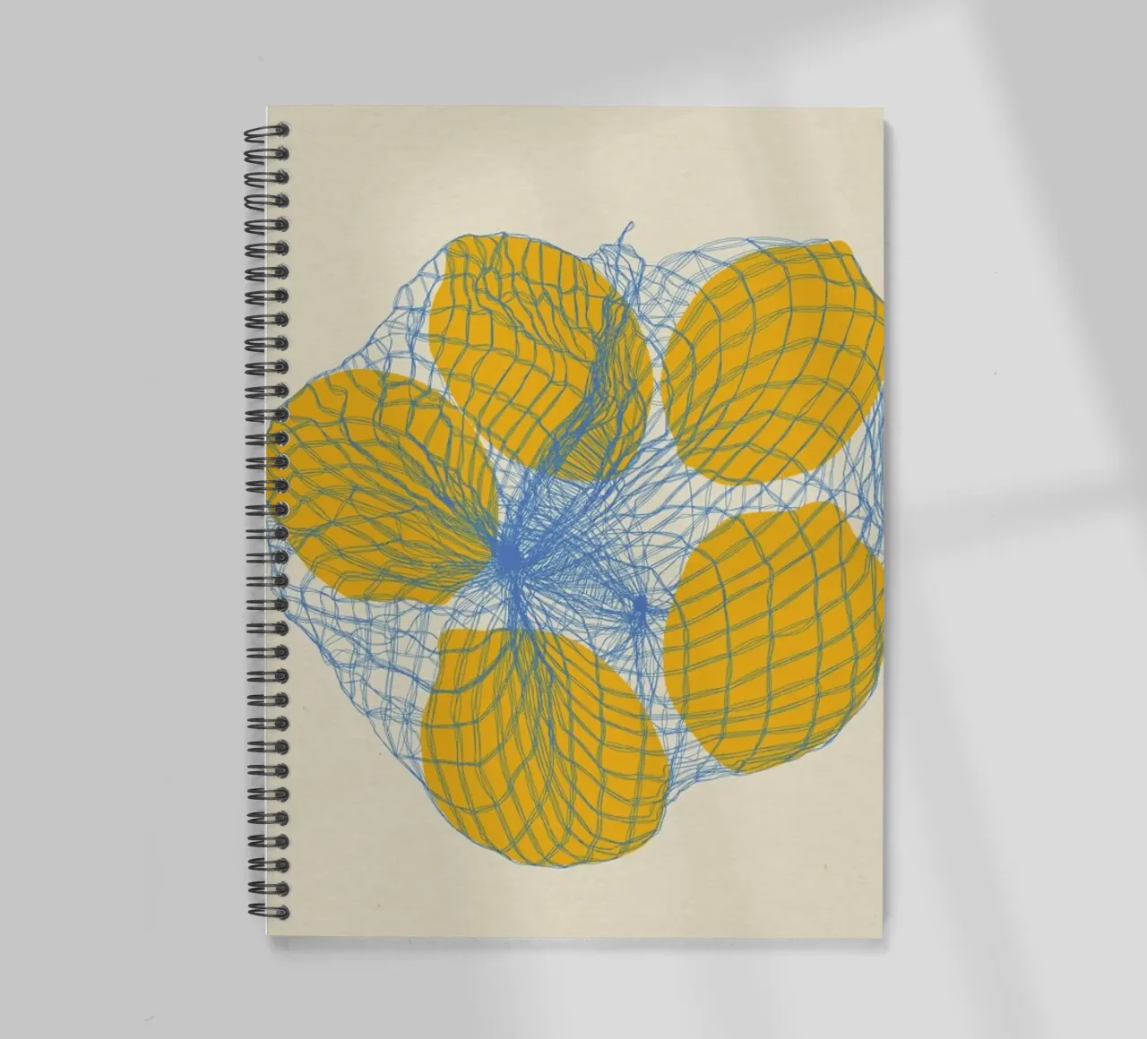 Five Lemons In A Net Bag spiral notebook by Rosi Feist