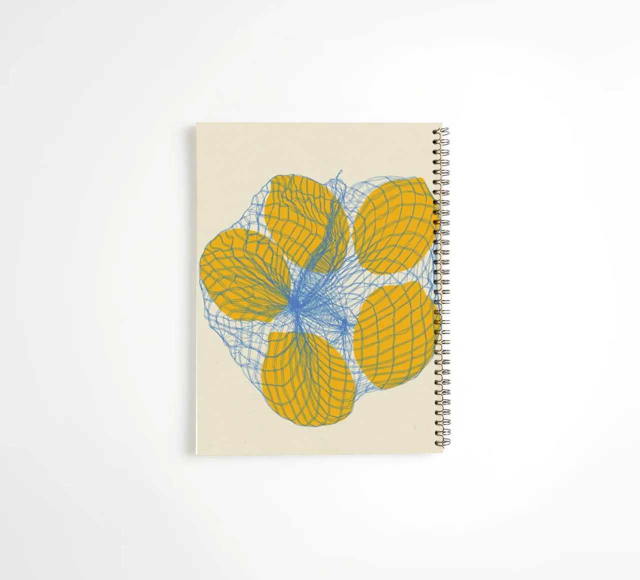 Five Lemons In A Net Bag spiral notebook by Rosi Feist