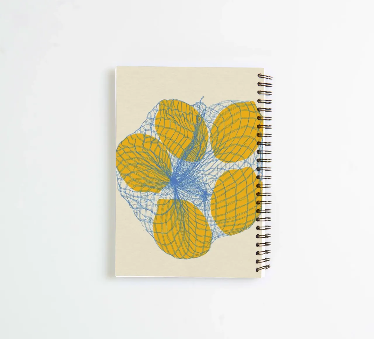 Five Lemons In A Net Bag spiral notebook by Rosi Feist