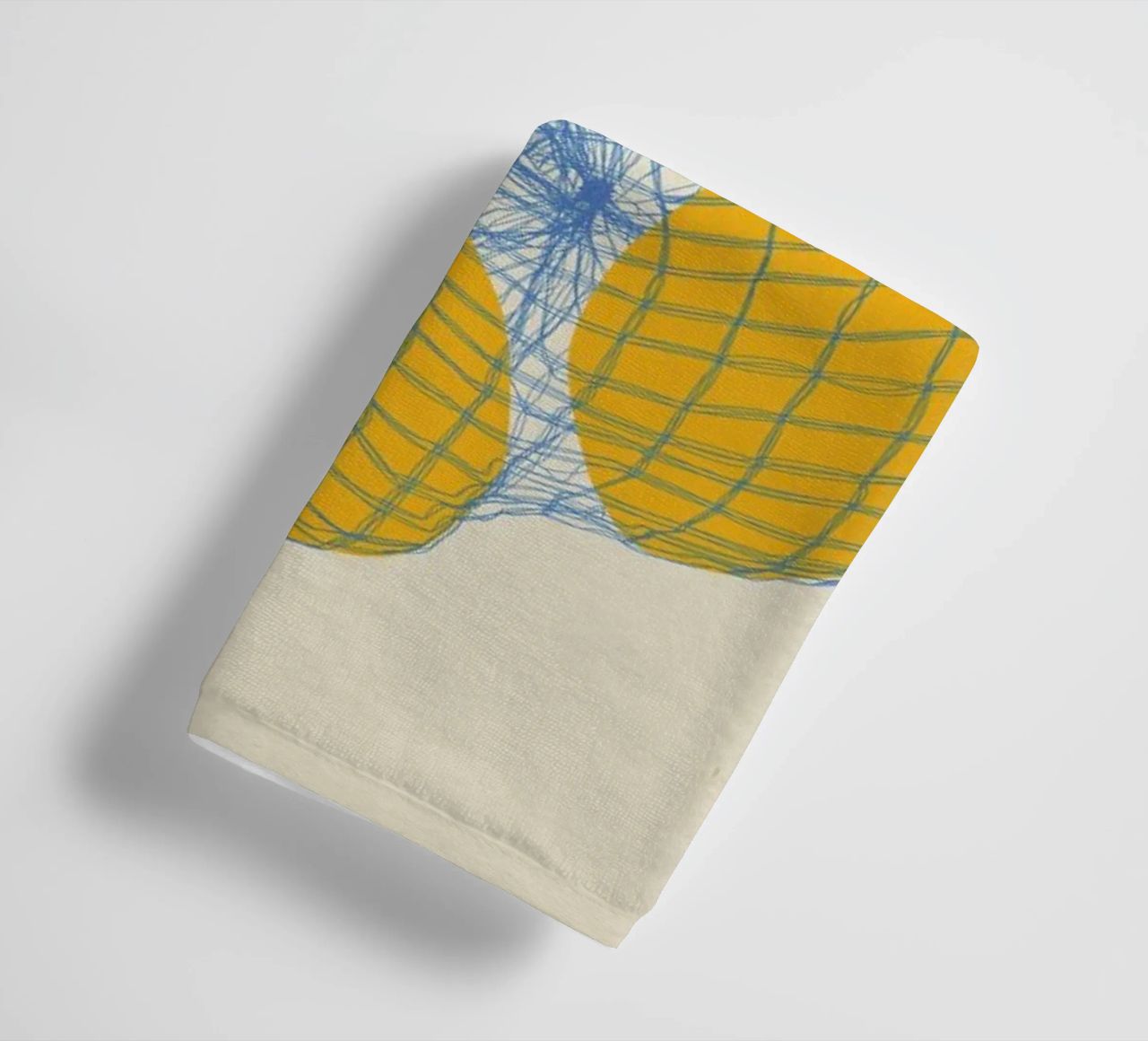 Five Lemons In A Net Bag Handtuch von Rosi Feist