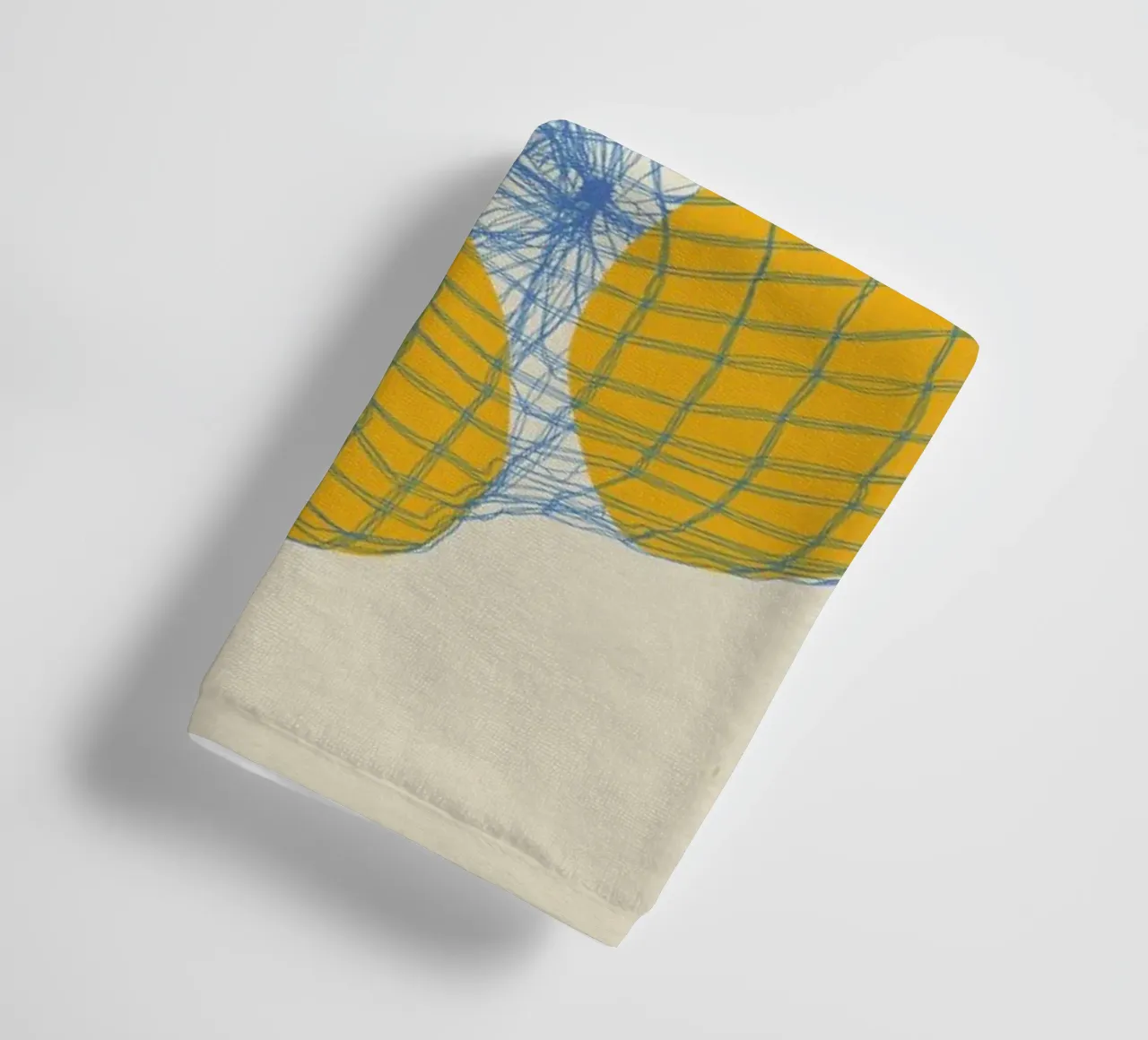 Five Lemons In A Net Bag Handtuch von Rosi Feist