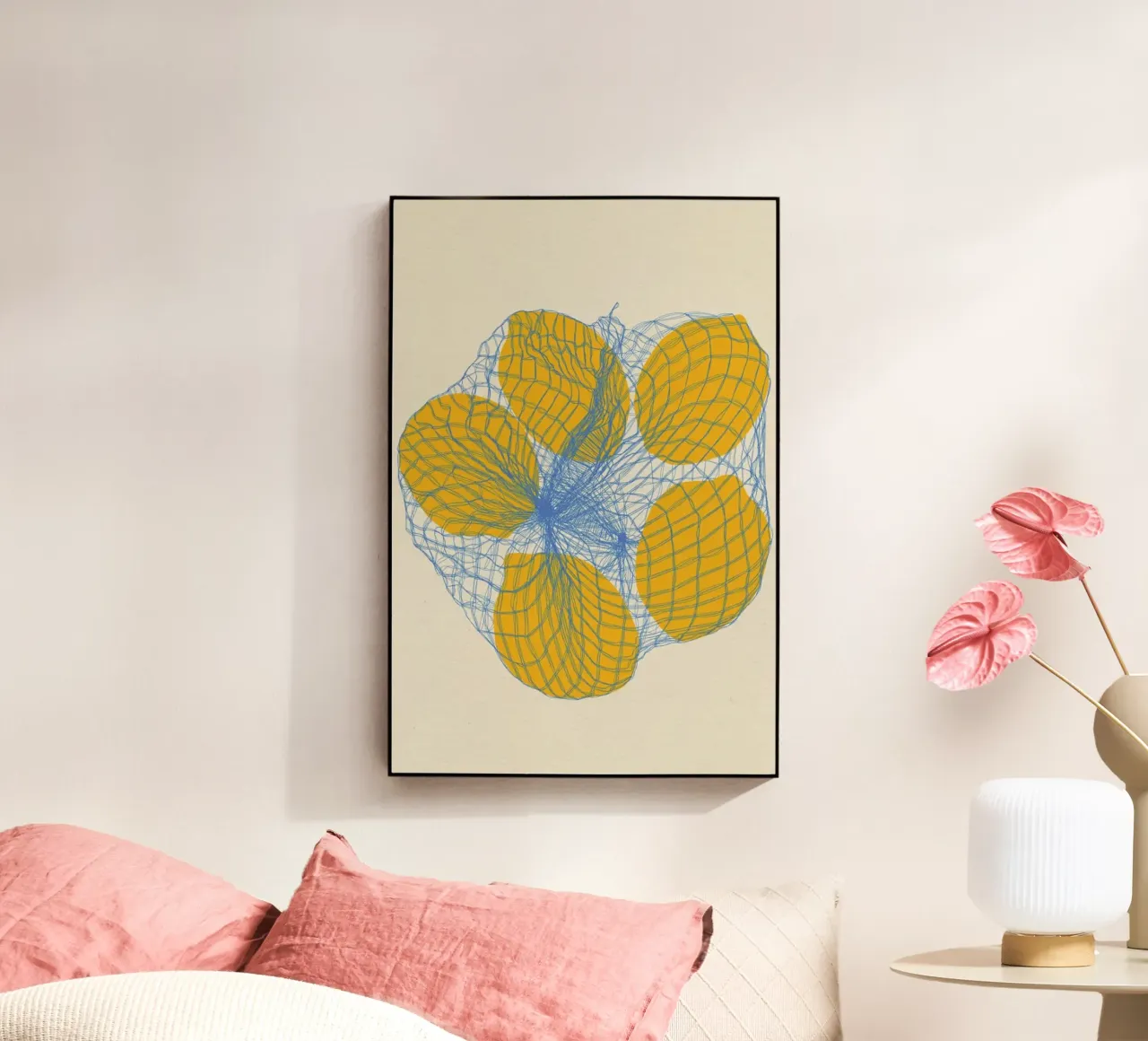 Five Lemons In A Net Bag metacrilato de Rosi Feist