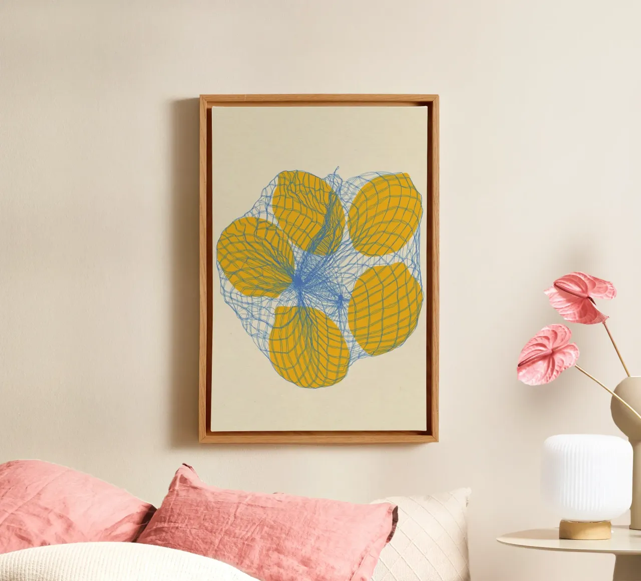 Five Lemons In A Net Bag tela da Rosi Feist