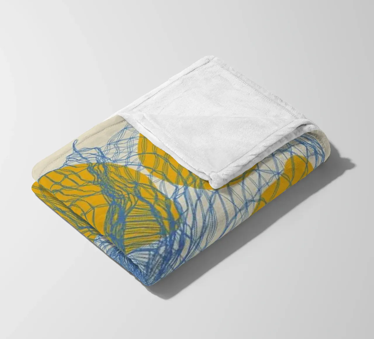 Five Lemons In A Net Bag fleece blanket by Rosi Feist