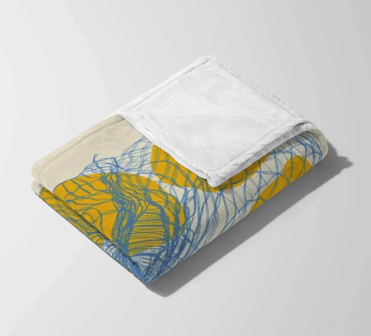 Cinque limoni in una borsa a rete coperta in pile da Rosi Feist